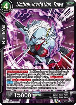 Umbral Invitation Towa BT4-111 Colossal Warfare Dragonball Super card