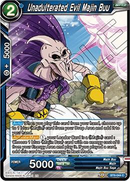 Unadulterated Evil Majin Buu Foil BT6-044 Destroyer Kings Dragonball Super card