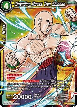 Unending Moves Tien Shinhan TB2-055 World Martial Arts Tournament Dragonball Super card