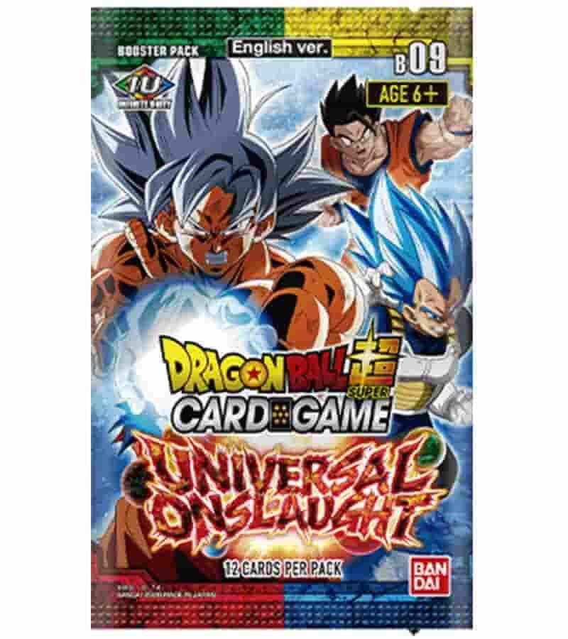 Universal Onslaught Booster Pack Universal Onslaught Dragonball Super card