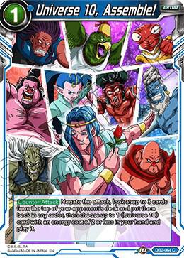 Universe 10 Assemble Foil DB2-064 Draft Box 05 - Divine Multiverse Dragonball Super card