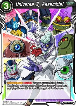 Universe 3 Assemble Foil DB2-161 Draft Box 05 - Divine Multiverse Dragonball Super card