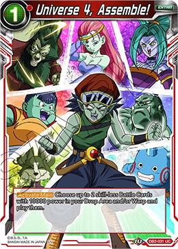 Universe 4 Assemble DB2-031 Draft Box 05 - Divine Multiverse Dragonball Super card