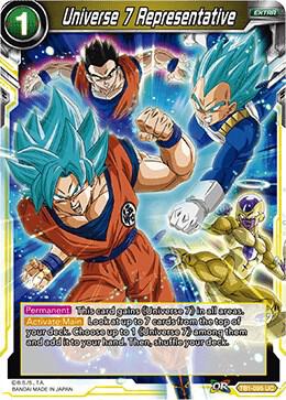 Universe 7 Representative Foil TB1-095 Tournament of Power Dragonball Super card