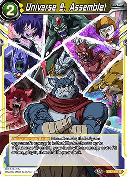 Universe 9 Assemble Foil DB2-127 Draft Box 05 - Divine Multiverse Dragonball Super card