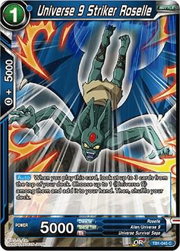 Universe 9 Striker Roselle Foil TB1-045 Tournament of Power Dragonball Super card