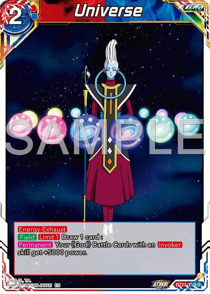Universe BT27-119 History of Z Dragonball Super card