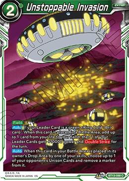 Unstoppable Invasion BT13-088 Supreme Rivalry Dragonball Super card