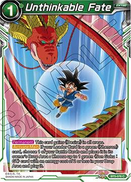 Unthinkable Fate Foil BT5-076 Miraculous Revival Dragonball Super card