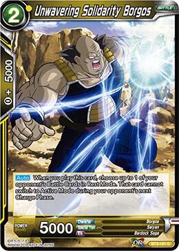 Unwavering Solidarity Borgos BT3-101 Cross Worlds Dragonball Super card