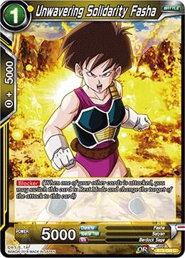Unwavering Solidarity Fasha Foil BT3-099 Cross Worlds Dragonball Super card