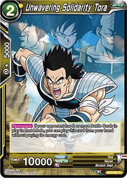 Unwavering Solidarity Tora Foil BT3-097 Cross Worlds Dragonball Super card