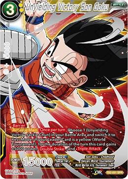 Unyielding Victory Son Goku SPR TB2-051 World Martial Arts Tournament Dragonball Super card