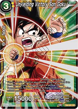 Unyielding Victory Son Goku TB2-051 World Martial Arts Tournament Dragonball Super card