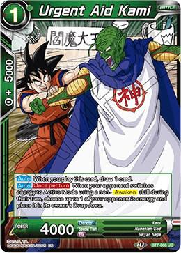 Urgent Aid Kami BT7-066 Assault of the Saiyans Dragonball Super card