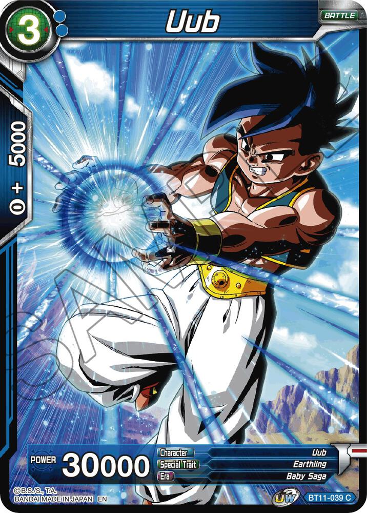 Uub Foil BT11-039 Vermilion Bloodline Dragonball Super card