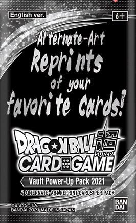 Vault Power Up Pack 2021  Special Anniversary Set 2021 Dragonball Super card