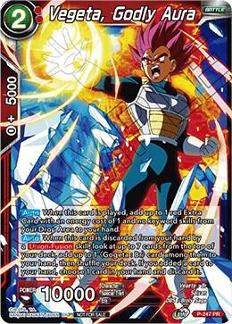 Vegeta Godly Aura P-247 Promotion Cards Dragonball Super card