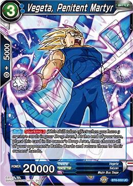 Vegeta Penitent Martyr Foil BT6-033 Destroyer Kings Dragonball Super card