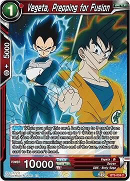 Vegeta Prepping for Fusion Foil BT6-009 Destroyer Kings Dragonball Super card