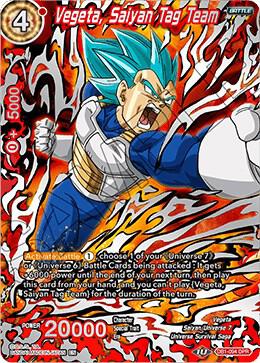 Vegeta Saiyan Tag Team DB1-094 Draft Box 04 - Dragon Brawl Dragonball Super card
