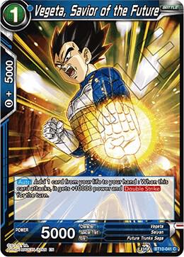 Vegeta Savior of the Future Foil BT10-041 Rise of the Unison Warrior Dragonball Super card