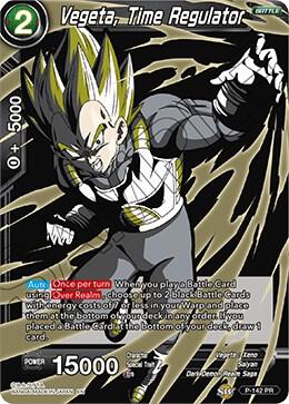 Vegeta Time Regulator Alternate Art Foil P-142 Special Anniversary Set 2020 Dragonball Super card
