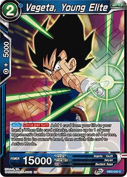 Vegeta Young Elite DB3-032 Draft Box 06 - Giant Force Dragonball Super card