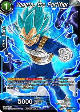 Vegeta the Fortifier P-218 Promotion Cards Dragonball Super card