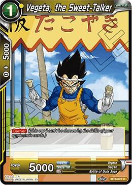 Vegeta the Sweet Talker Foil BT8-072 Malicious Machinations Dragonball Super card