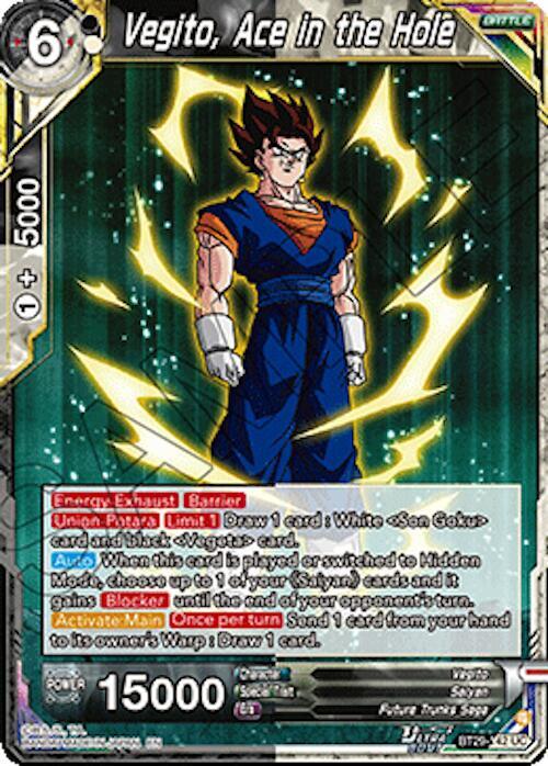 Vegito Ace in the Hole BT29-142 Fearsome Rivals Dragonball Super card