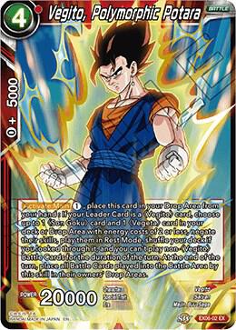 Vegito Polymorphic Potara Foil EX06-02 Special Anniversary Set Dragonball Super card