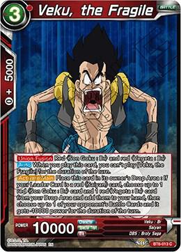 Veku the Fragile Foil BT6-013 Destroyer Kings Dragonball Super card