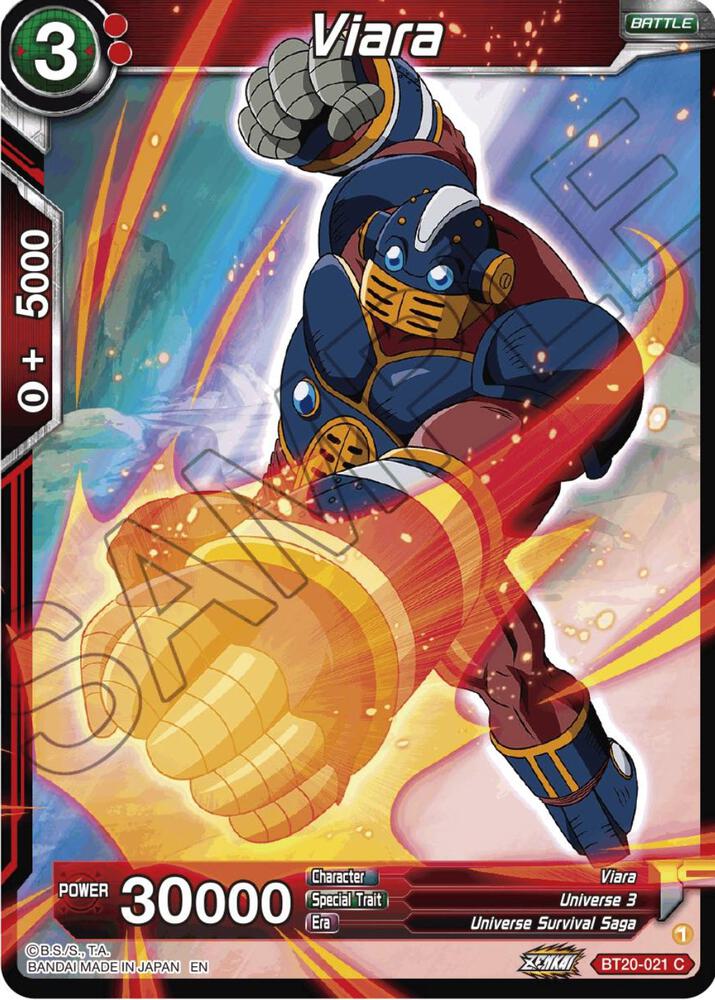 Viara BT20-021 Power Absorbed Dragonball Super card