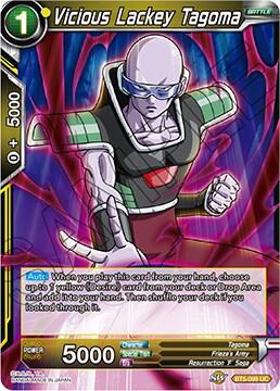 Vicious Lackey Tagoma Foil BT5-099 Miraculous Revival Dragonball Super card