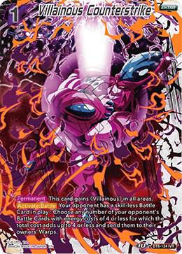 Villainous Counterstrike BT8-134 Malicious Machinations Dragonball Super card