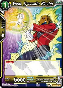 Vuon Dynamite Blaster Foil BT9-064 Universal Onslaught Dragonball Super card
