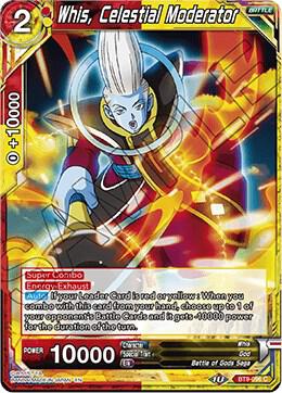 Whis Celestial Moderator BT9-096 Universal Onslaught Dragonball Super card