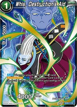 Whis Destructions Aid Foil EX06-11 Special Anniversary Set Dragonball Super card