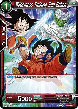 Wilderness Training Son Gohan Foil BT7-008 Assault of the Saiyans Dragonball Super card