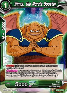 Wings the Morale Booster Foil BT6-067 Destroyer Kings Dragonball Super card