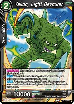 Yakon Light Devourer BT9-072 Universal Onslaught Dragonball Super card