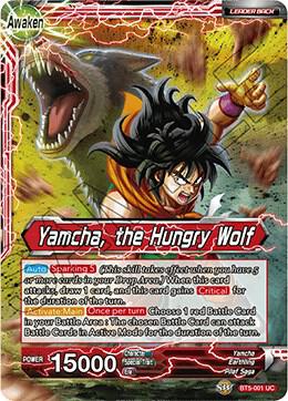 Yamcha Yamcha the Hungry Wolf Foil BT5-001 Miraculous Revival Dragonball Super card