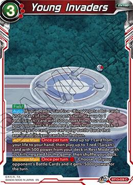 Young Invaders Foil BT13-028 Supreme Rivalry Dragonball Super card