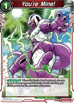 Youre Mine BT9-020 Universal Onslaught Dragonball Super card