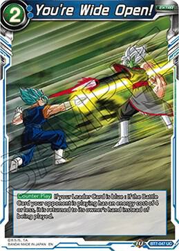 Youre Wide Open BT7-047 Assault of the Saiyans Dragonball Super card