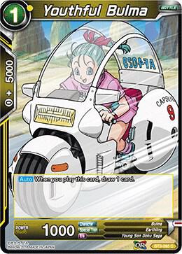Youthful Bulma Foil BT3-095 Cross Worlds Dragonball Super card