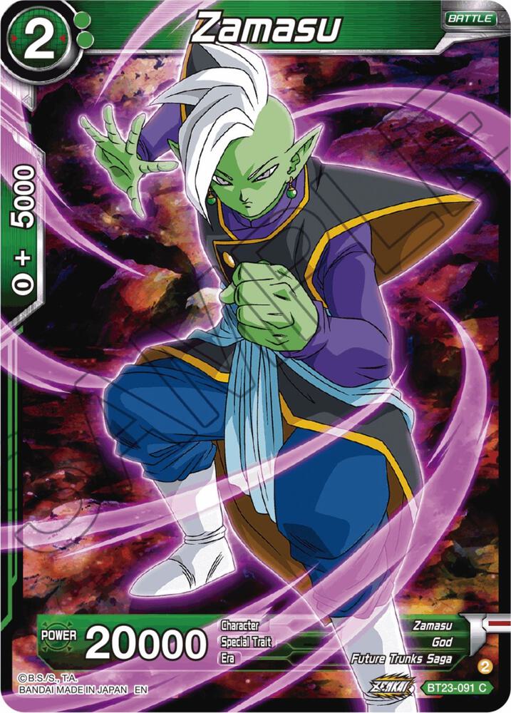 Zamasu Foil BT23-091 Perfect Combination Dragonball Super card