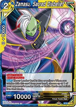 Zamasu Sacred Disbelief BT9-091 Universal Onslaught Dragonball Super card