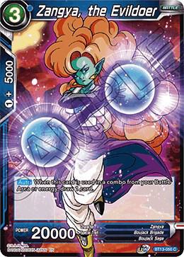 Zangya the Evildoer Foil BT13-050 Supreme Rivalry Dragonball Super card
